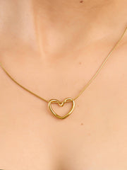 Sculpted Heart Necklace